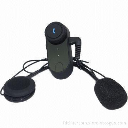 800 Meters Talking Range Motorbike Helmet Bluetooth Intercom, Can Talk with 2 Other Riders